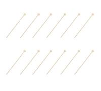 SEWACC 100Pcs DIY Wooden Lollipop Sticks 15Mm Round Craft Sticks for Party Table Decorations and Home Dessert Display