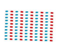 SEWACC 100pcs Eyeglasses for Men Cardboard Glasses Red Blue Anaglyph Glasses Movie Video for Adults Boys and Girls