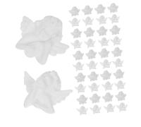 SEWACC 100PCS Flatback Baroque Angel Resin Charms Lightweight DIY Embellishments for Phone Case Hairpin Scrapbooking Jewelry Making Versatile Tiny Resin Accessories with Scratch