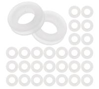 SEWACC 100pcs Hypoallergenic Silicone Ear Clip Pads for Earrings, Comfortable Non-Slip Round Shape Support Patches, Reducing Earring Accessories for Women