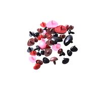 SEWACC 100pcs Mixed Color Plastic Bear Nose Doll Nose Plush Toy DIY Craft Accessories for Handmade Dolls and Plush Toys Safe Plastic Material and