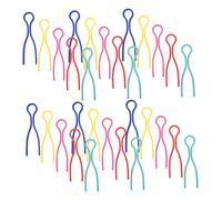 SEWACC 100pcs Plastic Bobbin Clips Thread Spool Savers Sewing Thread Holder Organizers with Resilient Material for Embroidery Quilting Craft Use