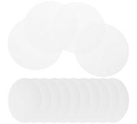 SEWACC 100pcs Quick Flow Laboratory Filter Paper Cotton Quantitative Absorbing for Water Analysis Experiment Labs Boiler Testing