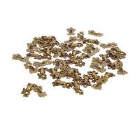 SEWACC 100pcs Retro Frog Pendant Craft Frogs Hanging Decors Antique Style Diy Pendant for Keychain Phone Charm Cute Accessory for Crafting and Gifting