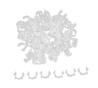 SEWACC 100pcs Silicone Bobbin Clips Sewing Thread Holder Accessories Anti-Tangle Retaining Clamps for Stable Bobbin Fixation and Organized Sewing Machine Spools