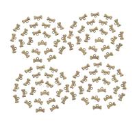 SEWACC 100pcs Vintage Zinc Alloy Dog Bone Charms for Jewelry Making Scratch-resistant Pendants for DIY Necklace Bracelet Earrings Versatile Mini Decorations for Keys and Backpacks