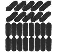 SEWACC 100pcs Water Drop Clip Felt Gasket Diy Felt Circles for Craft Fabric Pad for Boys and Girls Sewing Project for Making Hair Accessories