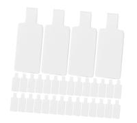SEWACC 100pcs White Jewelry Price Tags Self Adhesive Stickers for Rings Earrings Bracelets Necklaces Small Blank Price Display Cards for Retail Shop Identification and Decoration