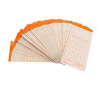 SEWACC 100Sheets Office for Attendance Recorder Factory Paper Simple Design for Efficient Management