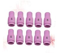 SEWACC 10Pcs Argon Arc Welding Ceramic Nozzles for Tig Welding Torch Compatible with Models Durable Easy to Use Low Burn Loss Rate