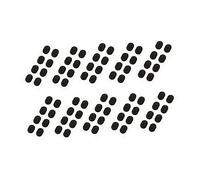 SEWACC 10pcs Black Sponge Nose Pads for Glasses Slip Eyeglass Lift Increase Pads for Eyewear Sunglasses Durable Non Slip Cushion for Optical Frames