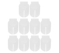 SEWACC 10pcs Chair Leg Tips Caps U Shaped PE Plastic 16mm White round Tubes and Chair Legs Floor Protection Noise Reduction