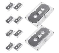 SEWACC 10pcs Diy Blank Audio Cassette Tapes for Recording Blank Tapes for Greetings Creative Messages and Diy Projects