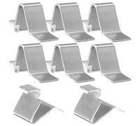 SEWACC 10pcs Heavy Duty Iron Cabinet Shelf Clips Metal Mount Supports Simple Structure and High Durability for Bookcase and Cabinet Applications