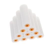 SEWACC 10pcs High Density Foam Paint Roller Kit Mini Sponge Rollers Painting Supplies for Walls Doors Cabinets Easy Clean No Drip Coating for Professional Use