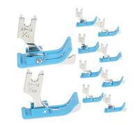 SEWACC 10pcs Industrial Right Narrow Hinged Presser Foot with Built Thread Cutter for Edge Stitching Machines Accessories for Precise Professional Sewing
