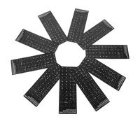 SEWACC 10pcs Keyboard Stickers Portuguese Layout Replacement Keyboard Skin Matte Black Base White Letters for Laptop Desktop Notebook Easy to Apply and Remove