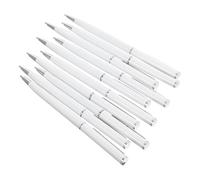 SEWACC 10pcs Metal Ballpoint Pens High End Rotating Design for Smooth Writing Business Pens for Professionals Office and School Use Black Ink
