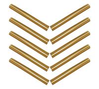 SEWACC 10PCS Metal Nail Brush Caps Anti-Dust Pen Protectors Manicure Pencil Tip Covers for Nail Art Tools Salon and Home Use
