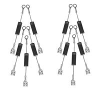 SEWACC 10pcs Microwave Oven High Voltage Diode Rectifier Parts Unidirectional Heat Resistant Replacement for Multiple Models with Impact-resistant Engineering and Precision Frequency