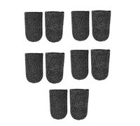 SEWACC 10pcs Mobile Game Controller Finger Sleeves Breathable Finger Covers for Phone Gaming Touch Screen Elastic Lightweight
