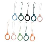 SEWACC 10pcs Mobile Phone Finger Ring Lanyard Lanyards for Id Cards Keychains Lightweight Accessories Adorable Design for Hands Use Random Color