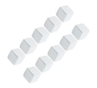 SEWACC 10pcs Natural Mineral Calcium Blocks for Turtles and Reptiles, White Mineral Blocks Providing Essential Calcium, Suitable for Daily Feeding and Adding into Food, for Turtle Tank