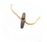 SEWACC 10PCS Olive Wood Buckle Wooden Overcoat Buttons with Hemp Rope Retro Handmade Sewing Craft Accessories for Coats Jackets Sweaters DIY