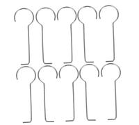 SEWACC 10pcs Stainless Steel Shower Drain Hooks for Bathroom Floor Drain Removal Durable Thick Lifting Tool with Protective Case Portable and Reusable for Easy Hair Catcher Cleaning and