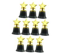 SEWACC 10pcs Star Trophy Awards for Party Favors Sports Trophy Cups for Football Soccer Baseball Competitions Prizes and Game Rewards