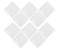 SEWACC 10pcs Table Tennis Racket Protective Film Pack Transparent Adhesive Paddle for Rubber Protection Pre-cut Circular Covers for Standard Ping Pong Bat Surface Shielding