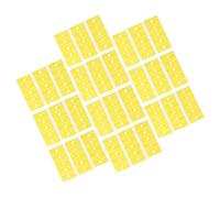 SEWACC 10Pcs Yellow Self Adhesive Cable Identification Stickers Tear Resistant Labels for Network Computer Phone USB Audio Cables Office and Home Organization