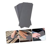 SEWACC 12 Sheets Abrasive Sandpaper Assorted Grit for Polishing Dry Wet Sanding Fine Grit Sheets for Furniture Jewelry Craft Finishing