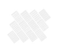 SEWACC 12 Sheets Pet Alphabet Letter Stencils for Painting and DIY Crafts Reusable Plastic Templates with Patterns Smooth Washable Surface for Walls Furniture Decoration