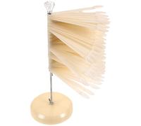 SEWACC 120-color Nail Polish Display Fan Natural Round-tip Nail Art Practice Sticks Board and Manicure Supplies