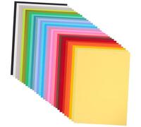 SEWACC 120 Sheets Colored Copy Paper Crafting Paper Construction Bright Colors Lightweight Origami for DIY Card Making and Adults Creative Projects