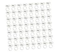 SEWACC 120pcs Lobster Buckles Key Rings DIY Connecting Buckle for Keychain Crafts and Jewelry Repair Accessories