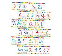 SEWACC 12pcs Alphabet Learning Cards Alphabet Flashcards for Preschool Abc Cards Preschool Wall Decorations