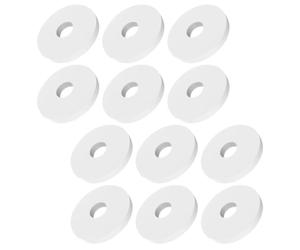 SEWACC 12pcs Car Diffuser Refill Pads White round Pe Material Car Aromatherapy Replacements Create a Relaxing Environment Healthy for Use Fresheners