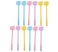 SEWACC 12pcs Cartoon Gel Pens with Butterfly and Moon Design Smooth Writing Ink Gel Pens for Office School Party Gifts Comfortable Grip
