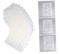 SEWACC 12pcs Drawing Templates for Animal Figure Plant Stencils DIY Art Projects Safe Easy to Use Painting Tools for Creative Fun for Boys