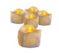 SEWACC 12pcs Flickering LED Electronic Candle Lights with Remote Flameless Tealight Night Lamps for Home Decor Safe Fireproof Yellow Glow Battery Operated Eco Friendly Accent for Tabletop