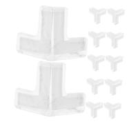 SEWACC 12pcs Furniture Corner Guards Plastic Edge Protectors for Desk Corners, Retain Shape and Reduce Risk of Injuries, Safety Edge Bumpers for Child and Elderly Protection