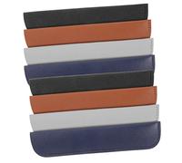 SEWACC 12pcs Leather Pen Sleeve Set Fountain Pen Holder Case Pu Leather Protective Pouch for Artists Students Multi-Color Storage for Travel and Drawing Accessories