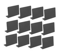 SEWACC 12pcs Mini Chalkboard Signs with Stand Multifunctional Message Boards for Writing Price Tags Notices and Table Decor Reusable Erasable Desktop Blackboards for Restaurants Cafes