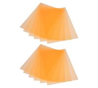SEWACC 12Pcs Orange PVC Filter Sheets 0.3Mm 210×297Mm LED Light Diffuser Gels for Photography Studio Lighting Correction and Color Gel Filters