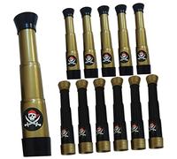SEWACC 12pcs Pirate Accessories Toy Telescope Monocular for Boys and Girls Educational Scientific for Boys
