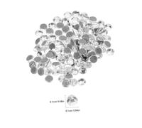 SEWACC 1440pcs Hot Melt Flatback Glass Rhinestones for DIY Crafts High Temperature Resistant Iron Gems for Shoes Clothes Bags Accessories for Needlework and Embellishments