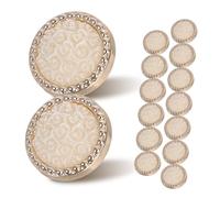 SEWACC 15pcs Rose Resin Sewing Buttons Durable Round Shank Design with Elegant Floral Pattern Easy to Sew Replacement for Trench Coats Woolen Cardigans Shirts and DIY Clothing Projects