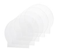 SEWACC 15pcs Transparent Plastic CD Case Holder Thickened Shock Absorbing Dvd Disc Storage Box Wear Resistant Protector for Organized Media Space Saving Stackable Design